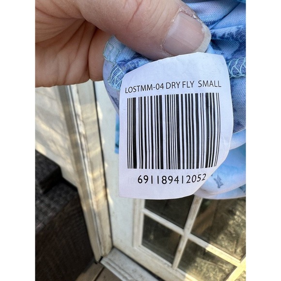 Field And Stream Lincoln Outfitters Long Sleeve Blue Dry Fly Small - Picture 4 of 4